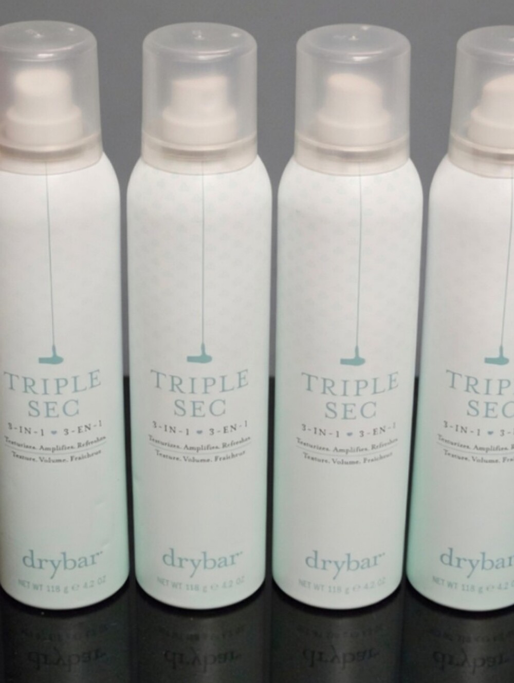NEW Dry Bar 4pc Triple Sec Finishing Spray 3 in 1 Bundle (four bottles) 4.2oz ea